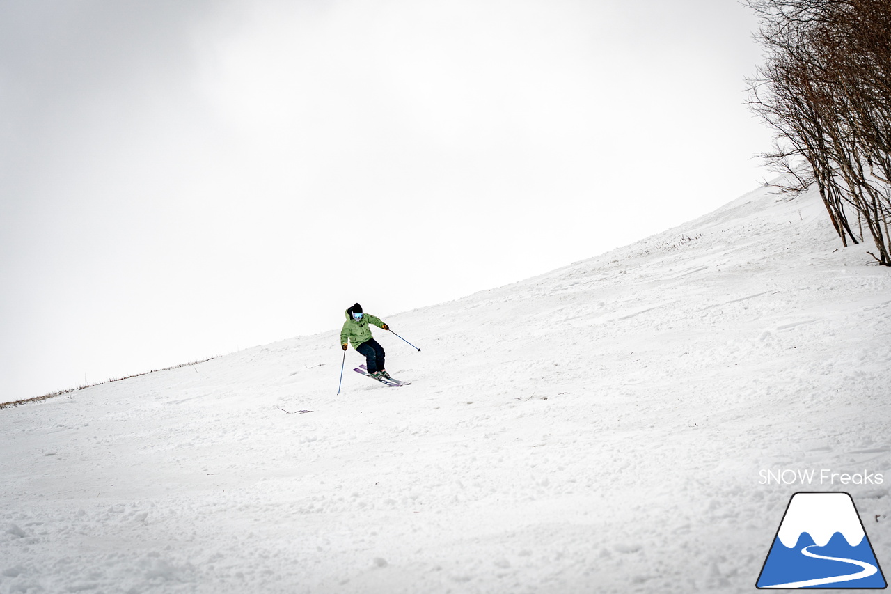 サッポロテイネ｜今シーズンは春セッション！プロスキーヤー・谷藤昌司さんと滑る１日。まさかのパウダー？！